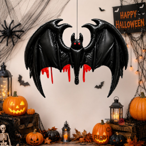 GLOBO METALIZADO HALLOWEEN MURCIELAGO 145 CM (U2504-025)